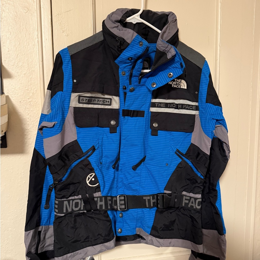 The North Face Blue and Black Ski Jacket